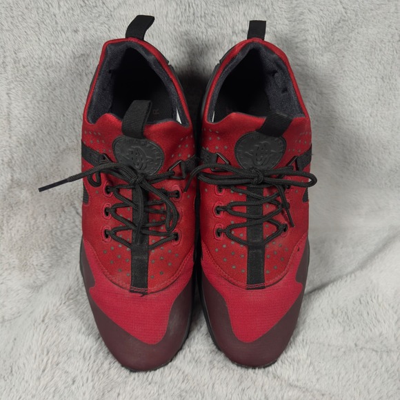 Nike Air AUTHENTICATED Huarache Mens Size 10.5 Gym Red Black Sneaker 806807-600 - Picture 10 of 10
